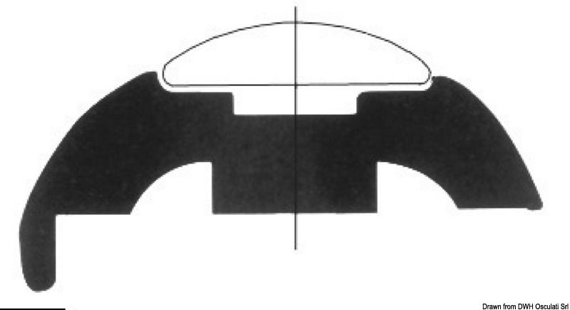 In PVC semi-rigido, rotoli da 24 m.