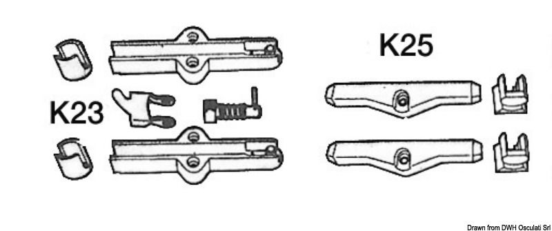 K23 kit for K23, K24, K25 cable connection