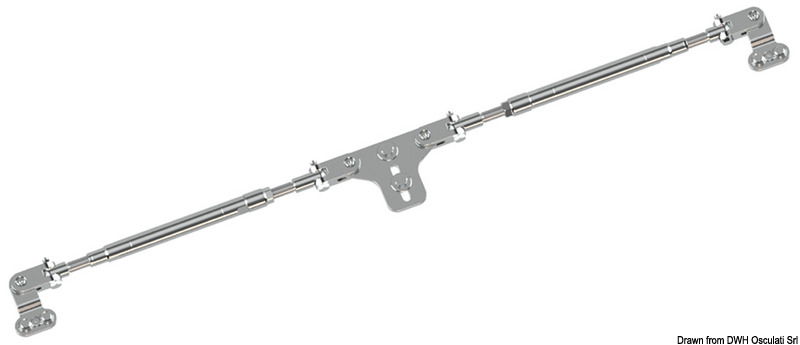 Doppio/triplo motore, complete di staffe, cilindri UC128/UC130. Tutti i componenti in acciaio inox.