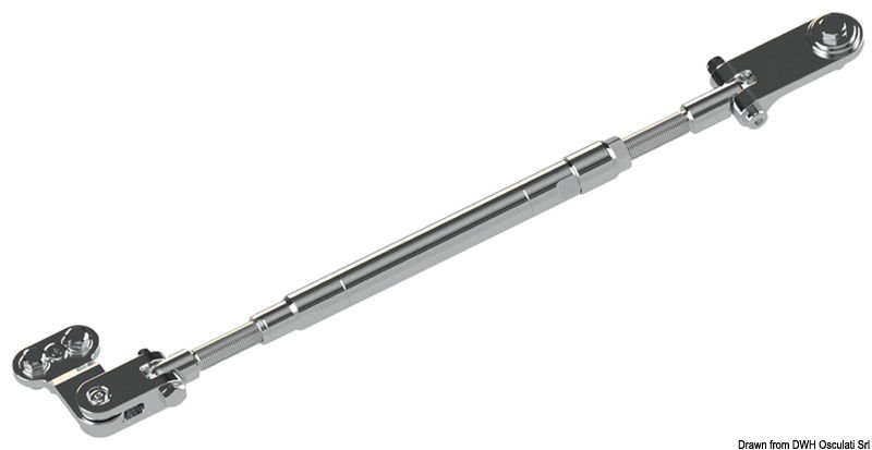 Doppio/triplo motore, complete di staffe, cilindri UC128/UC130. Tutti i componenti in acciaio inox.