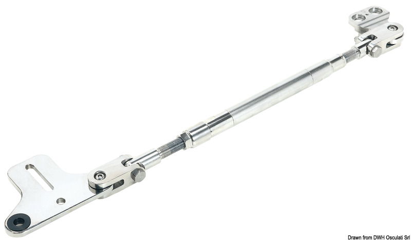 Doppio/triplo motore, complete di staffe, cilindri UC128/UC130. Tutti i componenti in acciaio inox.