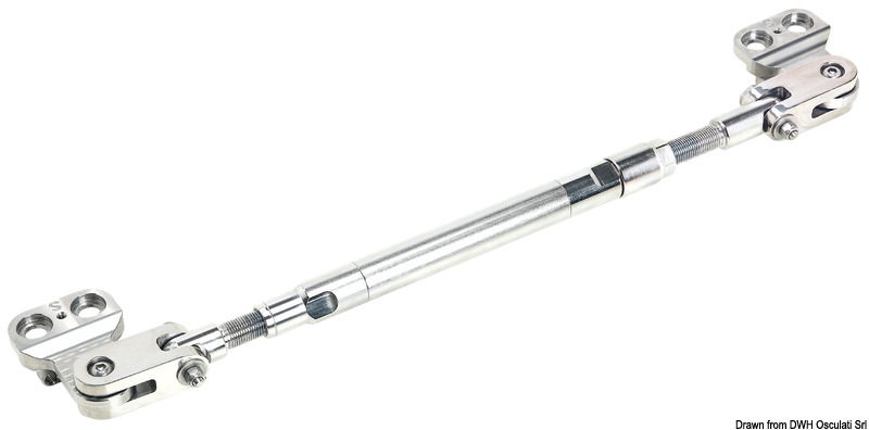 Doppio/triplo motore, complete di staffe, cilindri UC128/UC130. Tutti i componenti in acciaio inox.