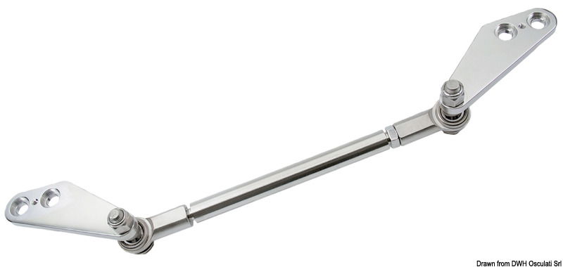 Per applicazione doppio motore/doppio cilindro. Interasse motori 660/950 mm.