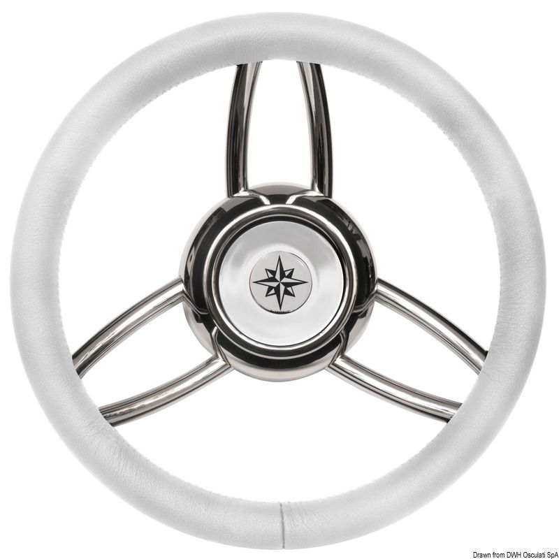 Struttura in acciaio inox lucido. Cono universale.