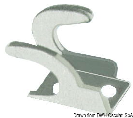 In acciaio inox. Per motori: Johnson, Evinrude, Penta, Selva.