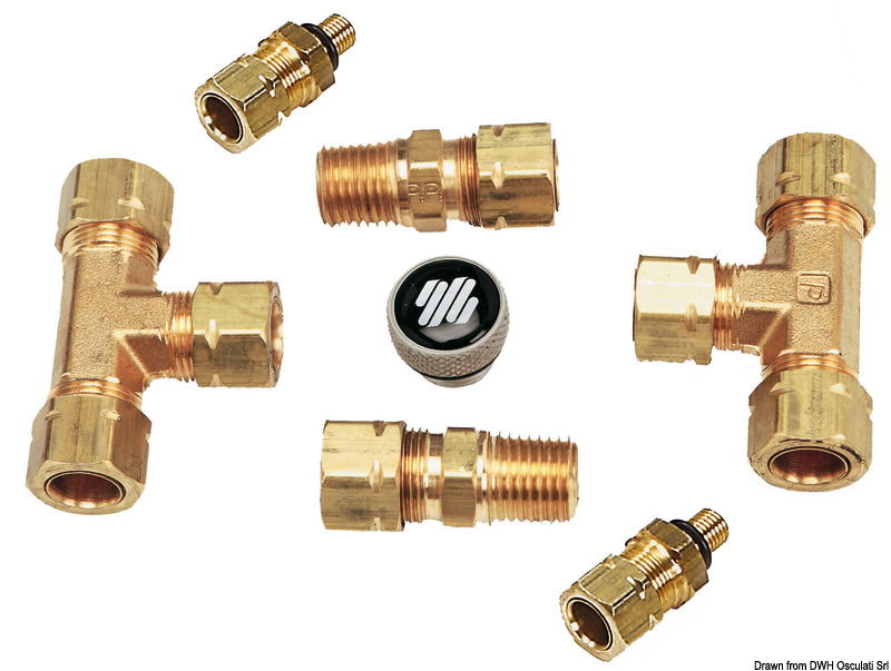 Raccordi seconda stazione o per pilota automatico.