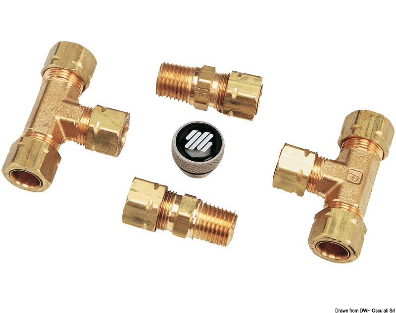 Raccordi seconda stazione o per pilota automatico.