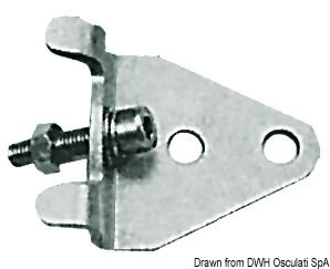 Per attacco timoneria su motori Yamaha/Mariner.