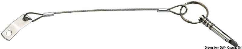 Serve per poter rimuovere la capottina della barca. Compatibile con tutti i nostri supporti a forcella per capottina.