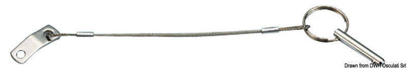 Serve per poter rimuovere la capottina della barca. Compatibile con tutti i nostri supporti a forcella per capottina.