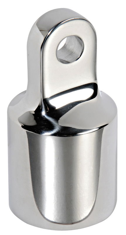 In acciaio inox AISI 316 lucidato a specchio.