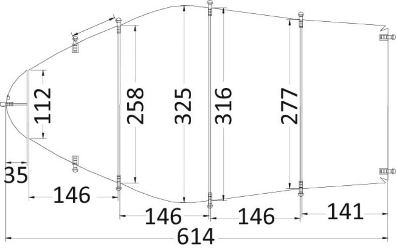 Fabbricati in tessuto di poliestere con rivestimento impermeabile in poliuretano, elastico perimetrale per una migliore aderenza alle murate della barca. UV resistente. Cuciture doppie, anelli perimetrali per mettere in tensione il telone.