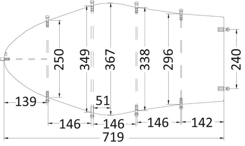 Fabbricati in tessuto di poliestere con rivestimento impermeabile in poliuretano, elastico perimetrale per una migliore aderenza alle murate della barca. UV resistente. Cuciture doppie, anelli perimetrali per mettere in tensione il telone.