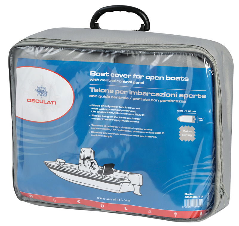 Fabbricati in tessuto di poliestere con rivestimento impermeabile in poliuretano, elastico perimetrale per una migliore aderenza alle murate della barca. UV resistente. Cuciture doppie, anelli perimetrali per mettere in tensione il telone.