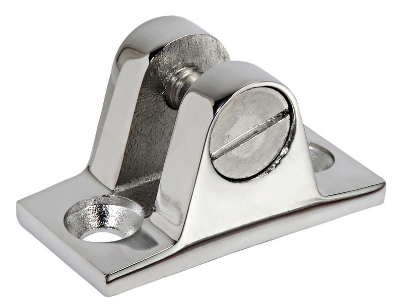 In acciaio inox AISI 316 lucidato a specchio.