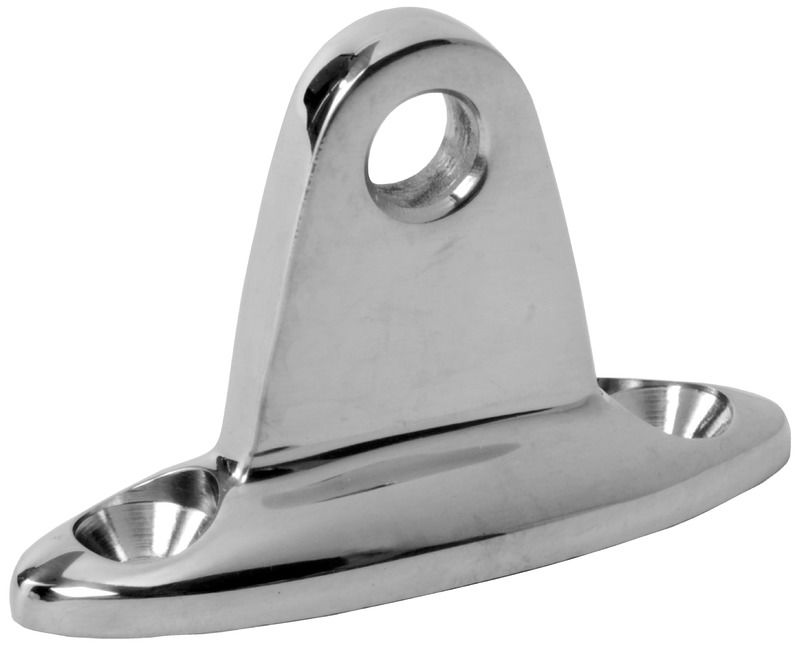 In acciaio inox AISI 316 lucidato a specchio, nuova versione carenata. Perno / foro da 6 mm