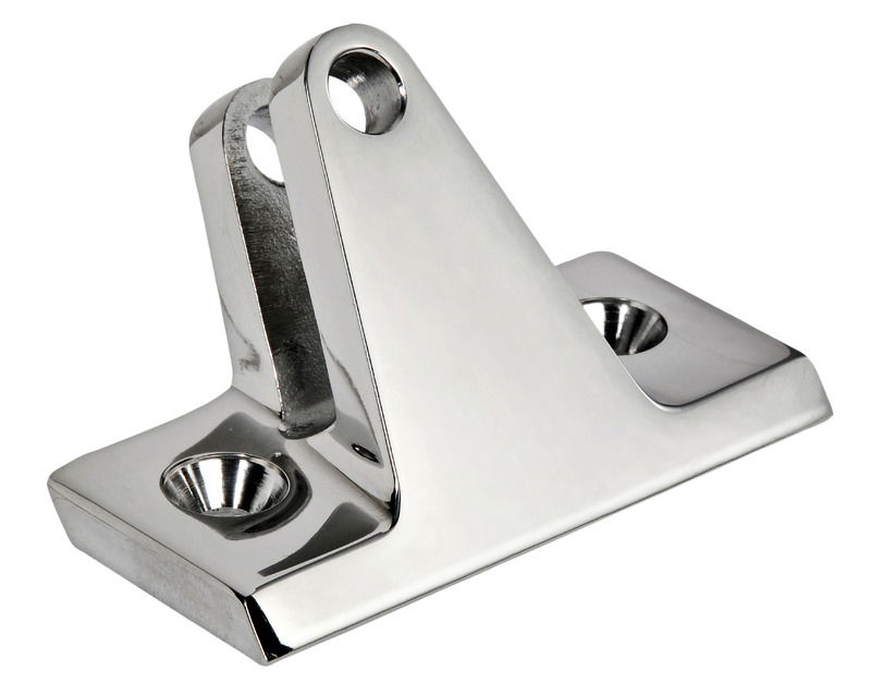 In acciaio inox AISI 316 lucidato a specchio.