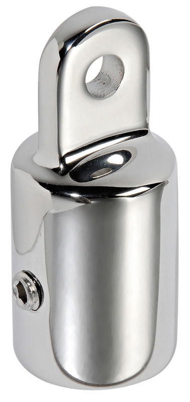 In acciaio inox AISI 316 lucidato a specchio.