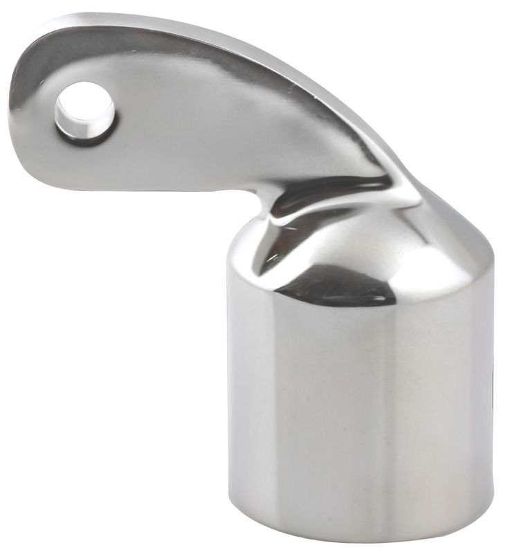 In acciaio inox AISI 316 lucidato a specchio.