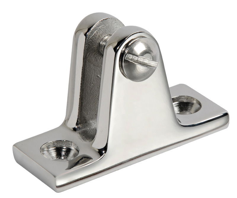 In acciaio inox AISI 316 lucidato a specchio.