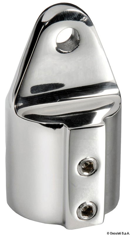 In acciaio inox AISI 316 lucidato a specchio.