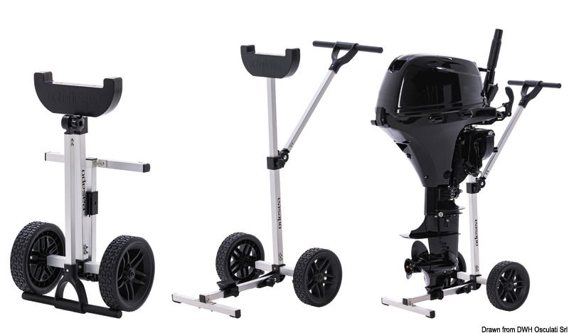 Leggerissimo, robusto e stabile.Il nuovo TX-65 pesa solo 4 kg e può portare qualsiasi fuoribordo (anche gambo lungo) fino a 60 kg.Fabbricato in tubo quadrato di alluminio anodizzato e componenti inossidabili.