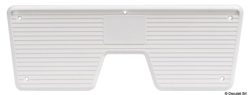 Stern protection plate white 230x85 mm