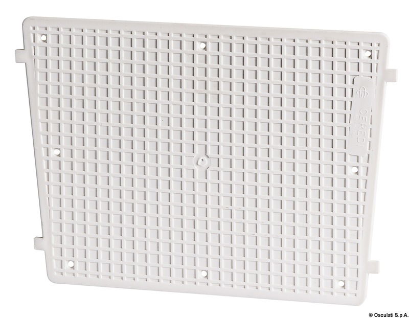 Stern protection plate white 300x220 mm