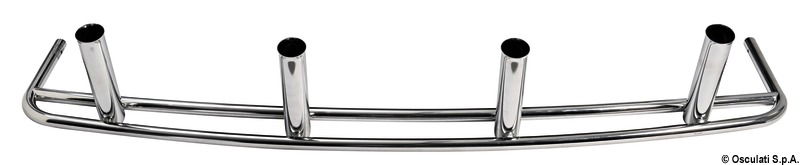 Fabbricati in tubo inox AISI 316 lucidato, Ø 35 mm (struttura della copertura Ø 28 mm). Universale essendo regolabili in larghezza fino ad un max di 140 cm ed un'altezza fino ad un max di 210 cm. Il tessuto del Top di colore blu UV resistente ed impermeabile, può essere smontato per la pulizia. Il T-TOP si può smontare sfilandolo dalle basi.