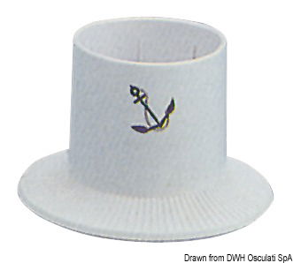 In PVC a ventosa antirovesciamento.