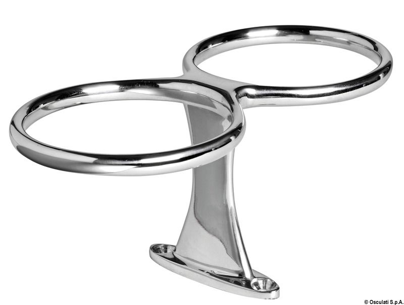 In acciaio inox AISI 316 lucidato a specchio.