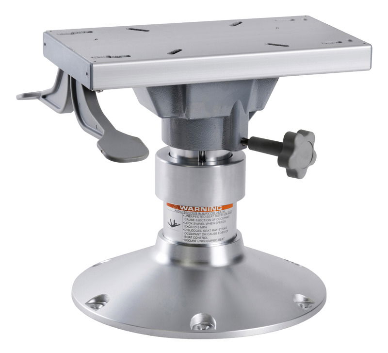 Fabbricate in alluminio lucidato a specchio e anodizzato, con basi di grande diametro e tubi a forte spessore. Adattabili a tutte le scocche sedile.