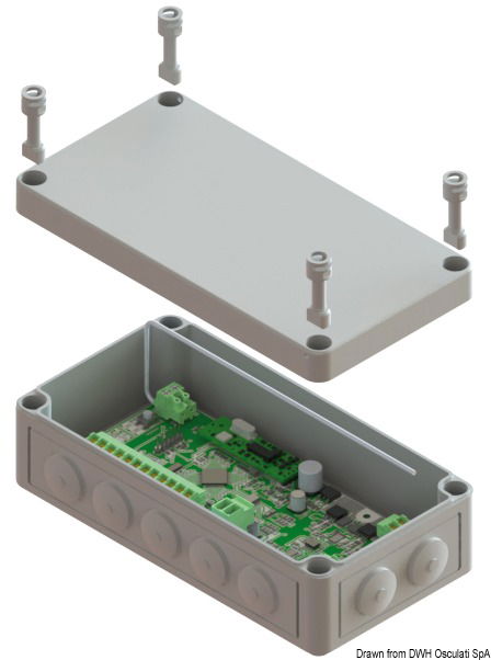 Receiver for remote control 48.749.08 +synchr f.SQUARE pedestal