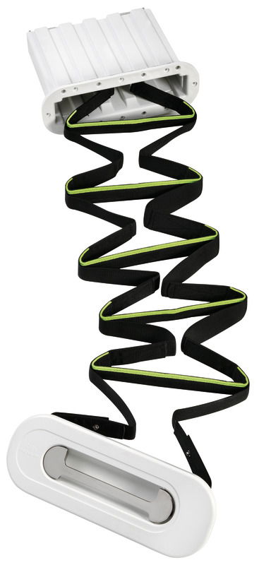 Scaletta di soccorso che permette la risalita a bordo in caso di emergenza.- Vano in ASA rinforzato e stagno.- Tirando il coperchio si apre la scaletta.- Contiene scaletta in nastro di poliestere con gradini rigidi.- Gradini con banda FLUO per maggiore visibilità notturna.