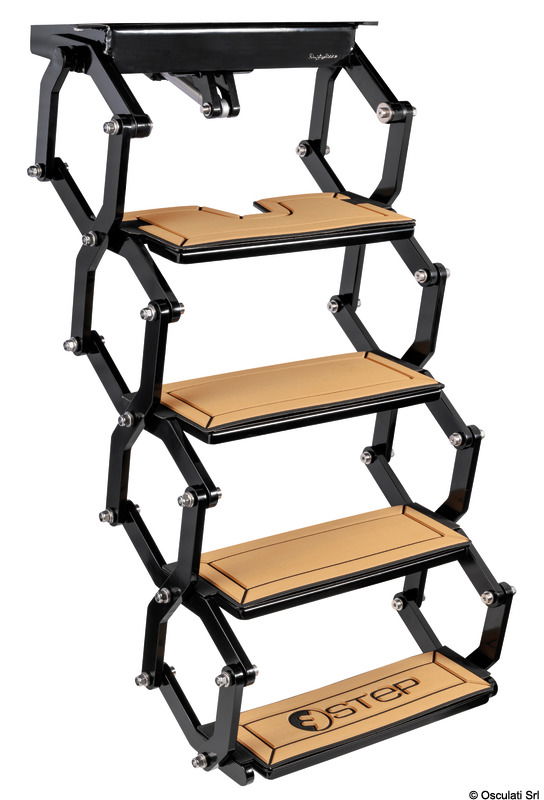 E-STEP 24V 4 steps large electric ladder