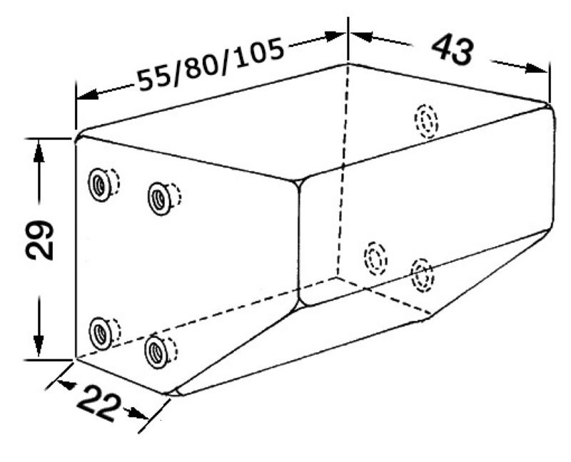 Completi di ingressi femmina sulle due testate da 3/4” e 1 1/2” per carico, scarico e sfiato . Stampati in polietilene ad alto spessore per garanzia contro il passaggio dei cattivi odori. Fabbricati secondo ISO 8099.