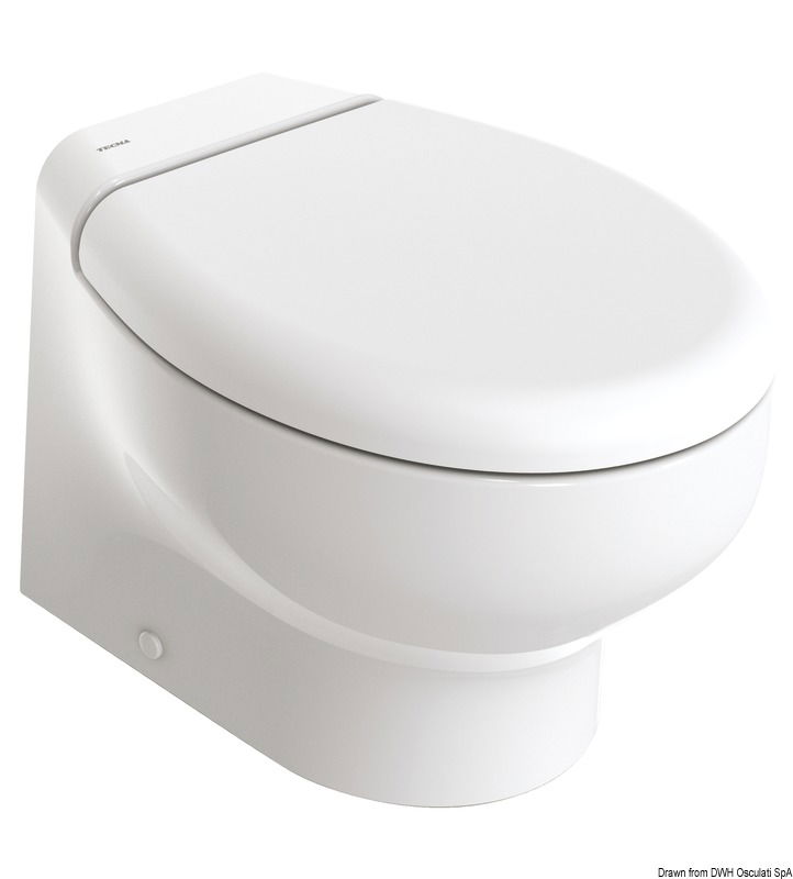 La seconda generazione del wc Silence Plus ‘a vaso grande’ ha una lunghezza di 51 cm per una sensazione di comfort ideale. Colore bianco, tazza in ceramica made in Italy, tavoletta in plastica termoindurente che nasconde il sedile e chiusura frizionata con tecnologia soft close.Pannello di controllo incluso. Sistema completo di elettrovalvola per bypassare l’impianto idrico di bordo. Per installazione con pompa di carico acqua di mare ordinare il codice 16.525.12 / 16.525.24 o simili.