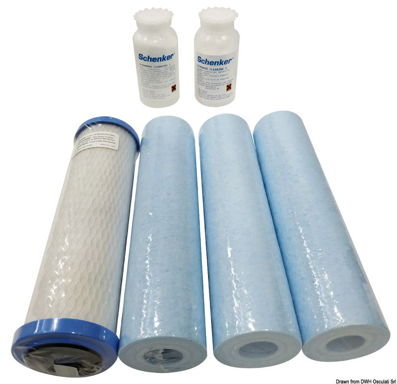 Kit per la cura e la manutenzione dei dissalatori SCHENKER ZEN.