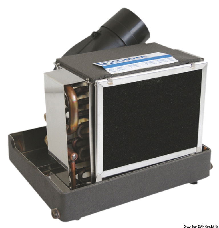 Perfetto per condizionare un singolo ambiente oppure ambienti contigui, dove gli spazi diventano un problema. Il sistema è composto infatti da due parti distinte, il compressore e l'evaporatore, che possono essere installati lontano l'uno dall'altro. Fornito completo di display di controllo.