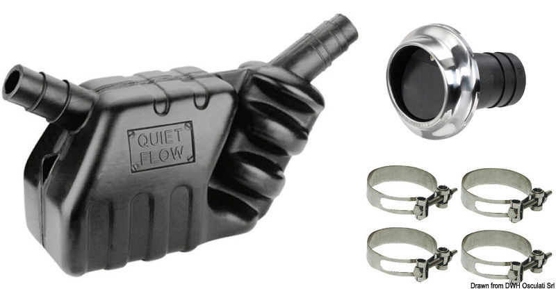 Composto da marmitta, scappamento e fascette.Tubo da utilizzare Ø 40 mm.