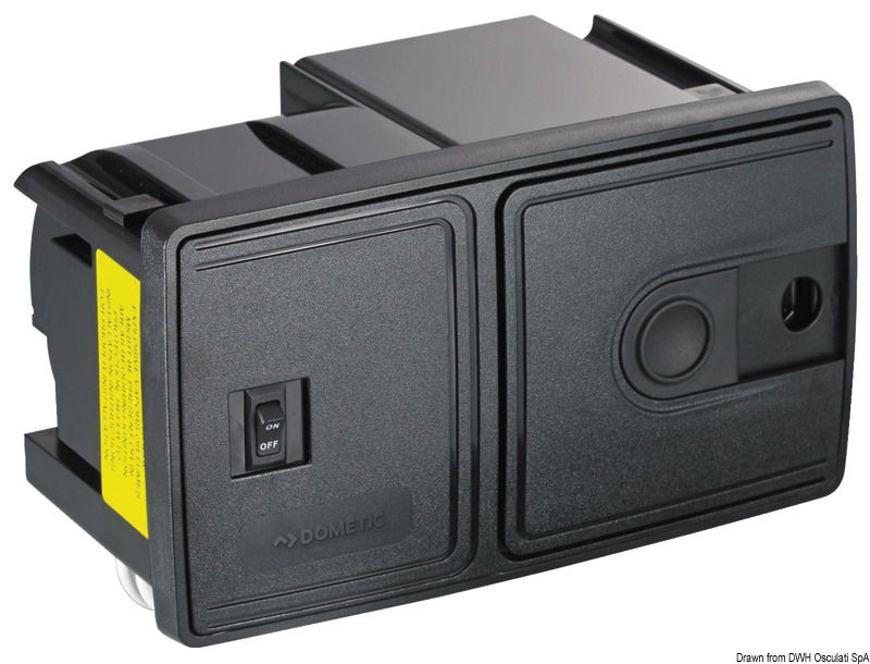 Montaggio ad incasso a parete. Potenza aspirante 2500 mm (colonna H2O). Completo di tubo d'aspirazione da 12 m, spazzole e bocchetta d'aspirazione.Triplo filtro efficiente ed ipoallergico.