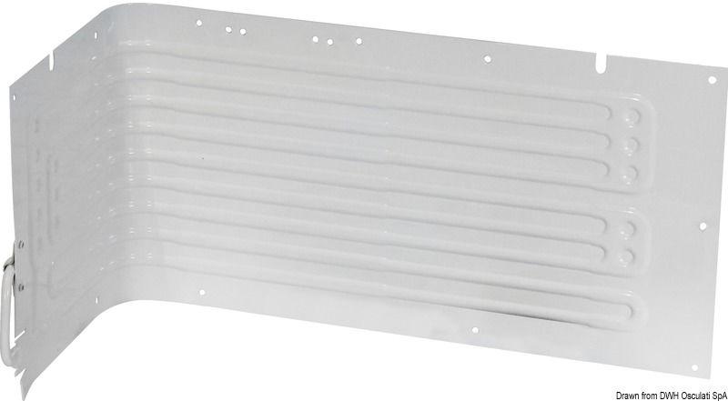 L-shaped evaporateur max 125 l fridge