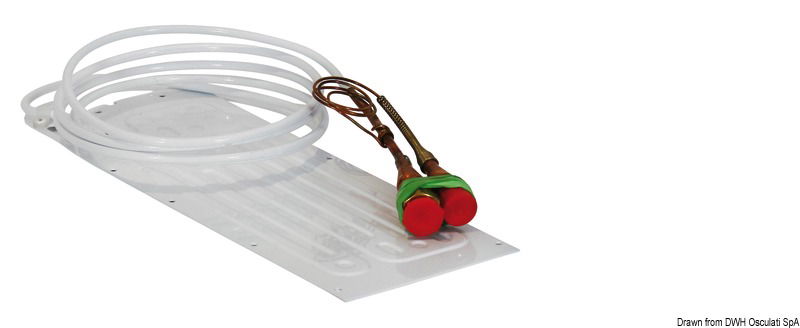 Evaporator plate max 60 l fridge