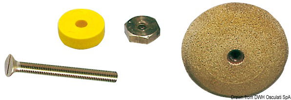 In bronzo poroso per serbatoi carburante, indispensabile per scaricare l’elettricità statica che può dar luogo, in caso di rifornimento, a scintillii da cui l’esplosione del carburante.