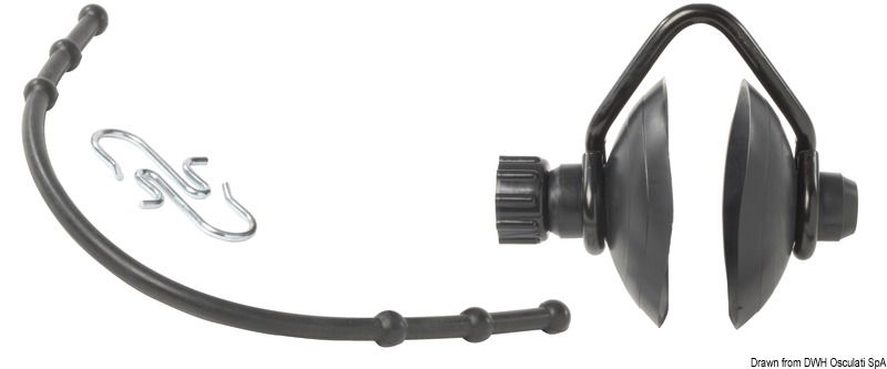 Completa di cinghia elastica di fissaggio.