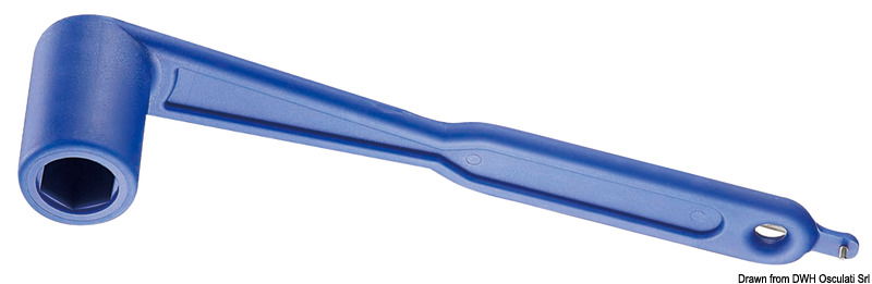 Utile per svitare/avvitare i dadi delle eliche, lunghezza 330 mm.Fabbricata in nylon/fibra di vetro.