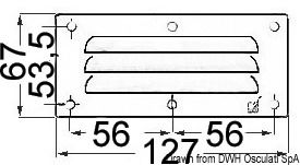 In acciaio inox lucidato.