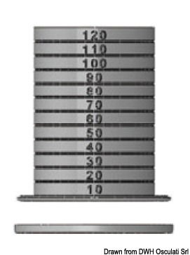 Corpo in ABS resistente al raggi UV. Si apre e si chiude dall'interno agendo sul pulsante centrale. Chiuso è perfettamente stagno. Consente sia l'entrata sia l'estrazione dell'aria.