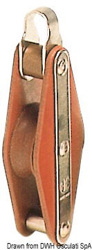 Tufnol HYE block 1 pulley 10x35mm EBH