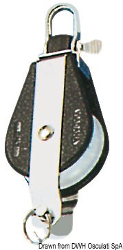 Serie rinforzata, in nylon nero e acciaio inox.